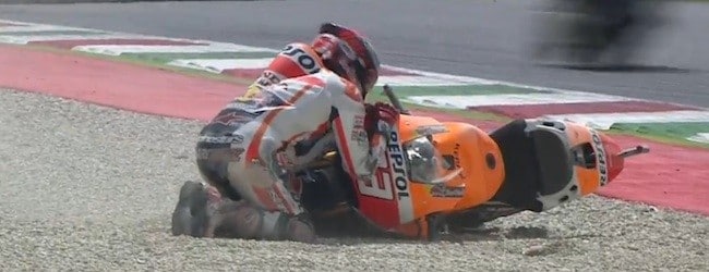 Marquez crash