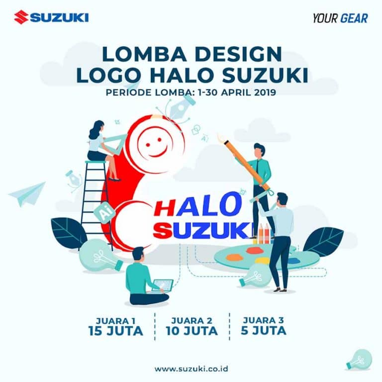 Lomba Desain Logo Halo Suzuki